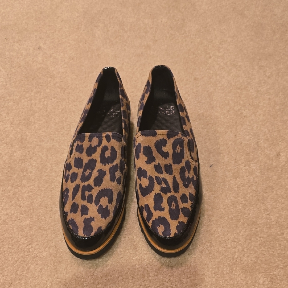 Donald J. Pliner Leopard Pattern Loafers